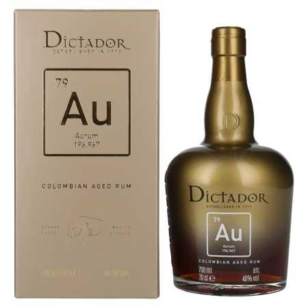 Dictador AURUM Colombian Aged Rum 40% Vol. 0,7l in Geschenkbox | Colombiansk rom | 🌾 Whisky Ambassador | Online Shop