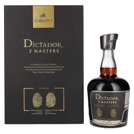 Dictador 2 MASTERS 41 Years Old Carlos I Colombian Aged Rum 1980 44% Vol. 0,7l in Geschenkbox