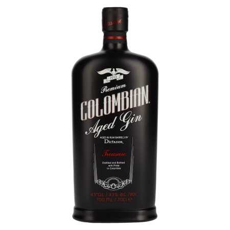 Dictador Treasure Colombian Aged Gold Gin 43% Vol. 0,7l