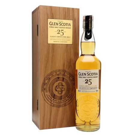 Glen Scotia 25 Years Old Single Malt Scotch Whisky 48,8% Vol. 0,7l in Holzkiste | Campbeltown Whisky | 🌾 Whisky Ambassador | Online Shop