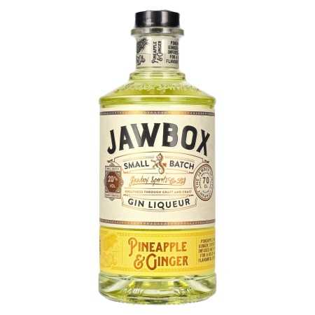 Jawbox PINEAPPLE & GINGER Small Batch Gin Liqueur 20% Vol. 0,7l | Gin kaufen | 🌾 Whisky Ambassador | Online Shop