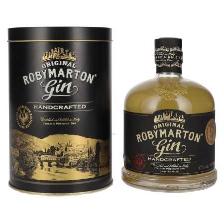🌾Roby Marton Gin Original Italian Premium Dry 47% Vol. 0,7l in Tinbox | Whisky Ambassador