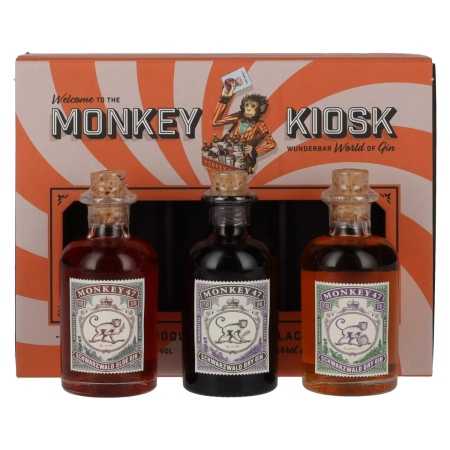 Monkey 47 Kiosk Set 41% Vol. 3x0,05l in Geschenkbox | Deutscher Gin | 🌾 Whisky Ambassador | Online Shop