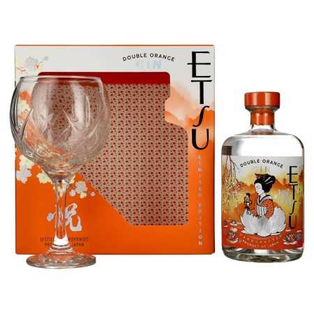 🌾Etsu Gin DOUBLE ORANGE Limited Edition 43% Vol. 0,7l in Geschenkbox mit Glas | Whisky Ambassador