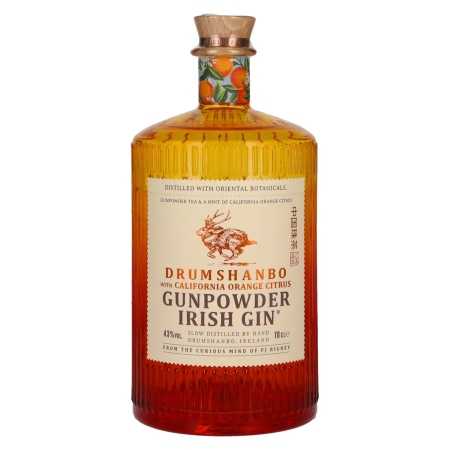 Drumshanbo Gunpowder Irish Gin with California Orange Citrus 43% Vol. 0,7l | Gin Likör bzw. Flavoured Gin | 🌾 Whisky Ambassador | Online Shop