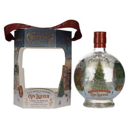 Christmas Globe Spiced Orange & Cranberry Gin Liqueur Light-Up 20% Vol. 0,7l in Geschenkbox | Angielski gin | 🌾 Whisky Ambassador | Online Shop