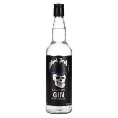 Black Death London Dry Gin 40% Vol. 0,7l | Engelsk gin | 🌾 Whisky Ambassador | Online Shop