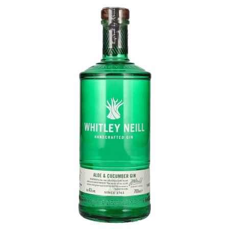 Whitley Neill ALOE AND CUCUMBER GIN 43% Vol. 0,7l | Gin englezesc | 🌾 Whisky Ambassador | Online Shop