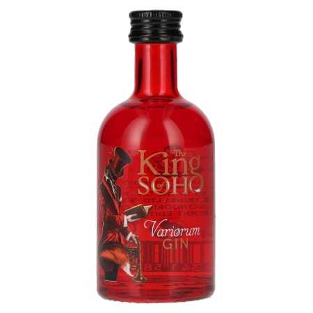 The King of Soho Variorum Gin Strawberry Edition 37,5% Vol. 0,05l | Englantilainen gini | 🌾 Whisky Ambassador | Online Shop