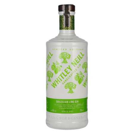 Whitley Neill BRAZILIAN LIME GIN Limited Edition 43% Vol. 0,7l | Английский джин | 🌾 Whisky Ambassador | Online Shop