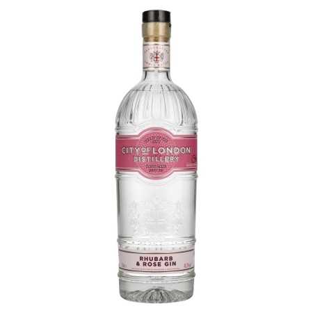 🌾City of London Distillery RHUBARB & ROSE GIN 40,3% Vol. 0,7l | Whisky Ambassador