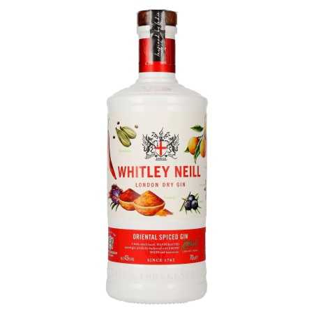 Whitley Neill London Dry ORIENTAL SPICED Gin 43% Vol. 0,7l | Engelsk gin | 🌾 Whisky Ambassador | Online Shop