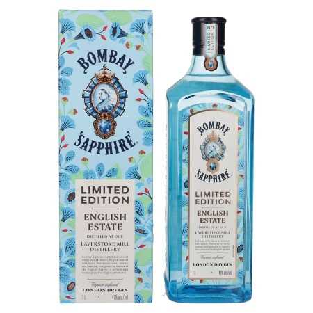 Bombay SAPPHIRE London Dry Gin English Estate Limited Edition 41% Vol. 1l in Geschenkbox | Inglise džinn | 🌾 Whisky Ambassador | Online Shop