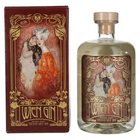 Wien Gin Gustav Klimt Edition Vienna Dry Gin 43% Vol. 0,7l in Geschenkbox | Αυστριακό τζιν | 🌾 Whisky Ambassador | Online Shop