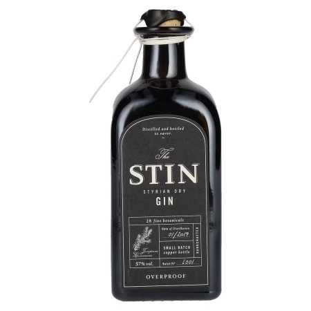 The STIN Styrian Dry Gin OVERPROOF 57% Vol. 0,5l | Rakúsky gin | 🌾 Whisky Ambassador | Online Shop