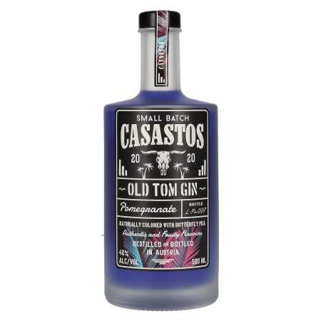 CASASTOS Old Tom Gin Small Batch Pomegranate 2020 40% Vol. 0,5l | Gin austriaco | 🌾 Whisky Ambassador | Online Shop