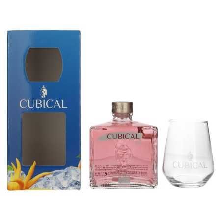 Cubical KISS Special Distilled Gin 37,5% Vol. 0,7l in Geschenkbox mit Glas