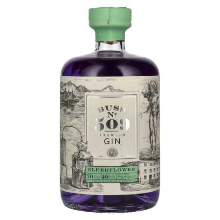 Buss N°509 ELDERFLOWER Belgium Flavor Gin Author Collection 40% Vol. 0,7l