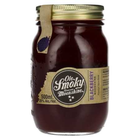 Ole Smoky Tennessee Moonshine BLACKBERRY 20% Vol. 0,5l | Augļu liķieris | 🌾 Whisky Ambassador | Online Shop