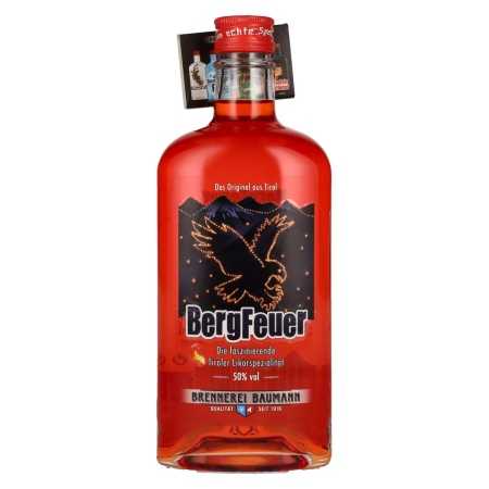 Baumann BergFeuer Likör 50% Vol. 0,5l | Österreichischer Likör | 🌾 Whisky Ambassador | Online Shop