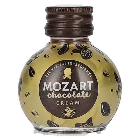 Mozart Gold Chocolate Cream 17% Vol. 0,02l | Austrijas liķieris | 🌾 Whisky Ambassador | Online Shop