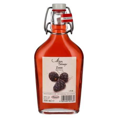 Nannerl Alpenschnaps ZIRBE Zirbenliqueur 30% Vol. 0,2l in der Taschenflasche | Liquore austriaco | 🌾 Whisky Ambassador | Online Shop