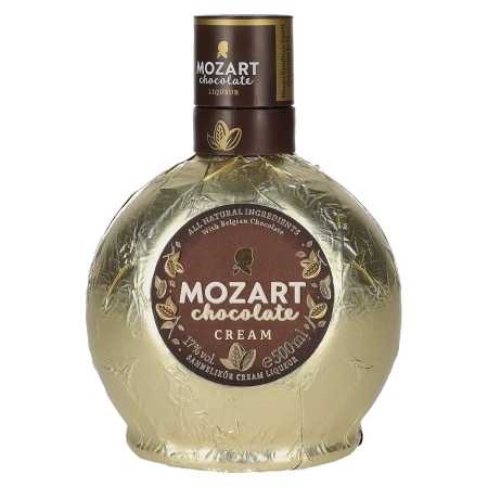 Mozart Chocolate Cream Gold 17% Vol. 0,5l | Oostenrijkse likeur | 🌾 Whisky Ambassador | Online Shop