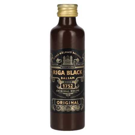 Riga Black Balsam 1752 ORIGINAL Recipe 45% Vol. 0,04l | Örtlikör | 🌾 Whisky Ambassador | Online Shop