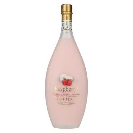 Bottega RASPBERRY Crema di Lamponie Panna 15% Vol. 0,5l | Italiensk likør | 🌾 Whisky Ambassador | Online Shop