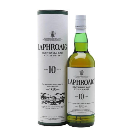 Laphroaig 10 Years Old 40% Vol. 0,7l in Geschenkbox | Islay Whisky | 🌾 Whisky Ambassador | Online Shop