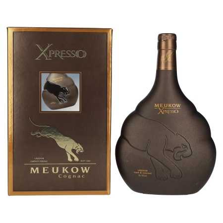 Meukow Xpresso Café & Cognac Liqueur 20% Vol. 0,7l in Geschenkbox | Francouzský likér | 🌾 Whisky Ambassador | Online Shop