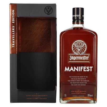 Jägermeister MANIFEST TRAVELLERS' EDITION Kräuterlikör 38% Vol. 1l in Geschenkbox | Saksa liköör | 🌾 Whisky Ambassador | Online Shop