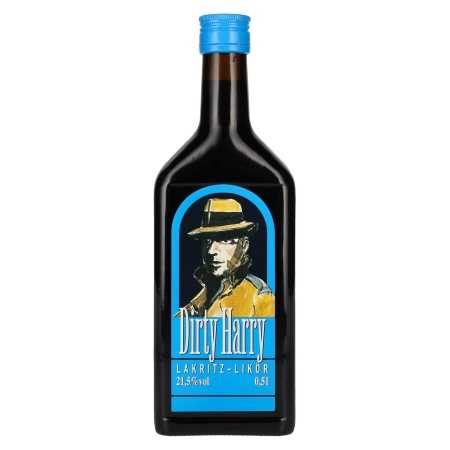 Dirty Harry Lakritz-Likör 21,5% Vol. 0,5l | Saksalainen likööri | 🌾 Whisky Ambassador | Online Shop