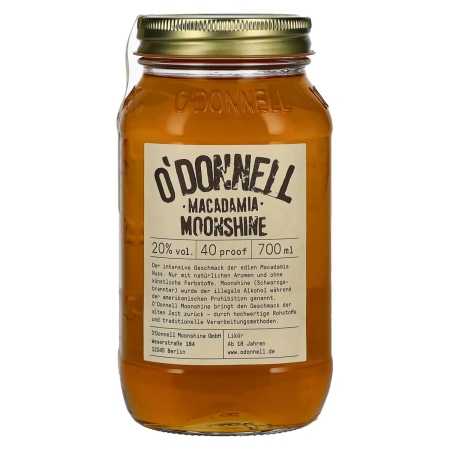 O'Donnell Moonshine MACADAMIA Likör 20% Vol. 0,7l | Γερμανικό λικέρ | 🌾 Whisky Ambassador | Online Shop