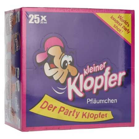 Kleiner Klopfer Pfläumchen 17% Vol. 25x0,02l | Tysk likör | 🌾 Whisky Ambassador | Online Shop