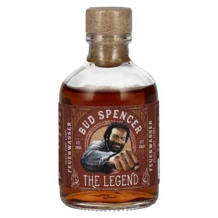 🌾Bud Spencer The Legend FEUERWASSER Chili-Zimt-Likör 33% Vol. 0,05l | Whisky Ambassador