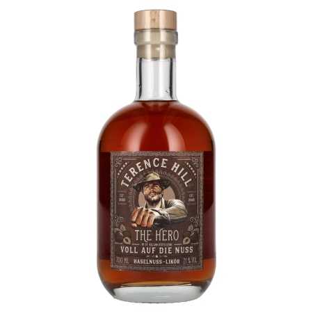 Terence Hill THE HERO Voll Auf Die Nuss Haselnuss Likör 21% Vol. 0,7l | Nemecký likér | 🌾 Whisky Ambassador | Online Shop