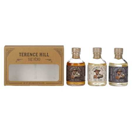 🌾Terence Hill THE HERO Set 38,7% Vol. 3x0,05l in Geschenkbox | Whisky Ambassador