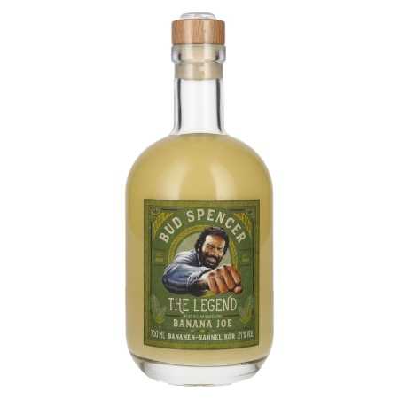 Bud Spencer The Legend BANANA JOE Bananen-Sahnelikör 21% Vol. 0,7l | Deutscher Likör | 🌾 Whisky Ambassador | Online Shop