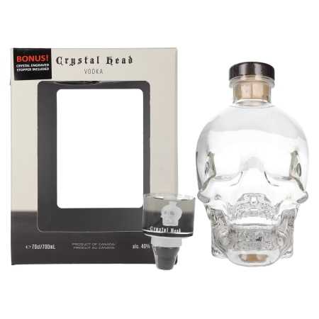 🌾Crystal Head Vodka 40% Vol. 0,7l - Glasstopper | Whisky Ambassador