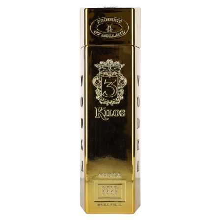 3 Kilos Vodka Gold 999.9 40% Vol. 1l