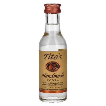 Tito's Handmade Vodka 40% Vol. 0,05l | Buy vodka | 🌾 Whisky Ambassador | Online Shop