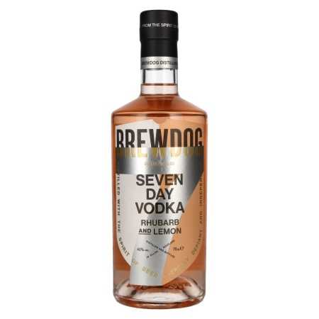 Brewdog SEVEN DAY VODKA Rhubarb and Lemon 40% Vol. 0,7l | Водка ликьор или ароматизирана водка | 🌾 Whisky Ambassador | Online Shop