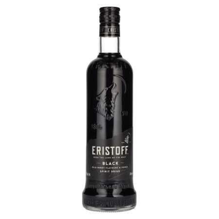 Eristoff Black Wild Berry Flavours & Vodka 18% Vol. 0,7l | Vodka française | 🌾 Whisky Ambassador | Online Shop