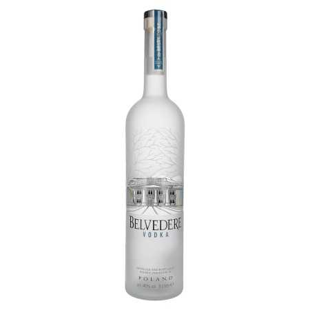 Belvedere Vodka 40% Vol. 3l + LED Lichtsticker | Polnischer Vodka | 🌾 Whisky Ambassador | Online Shop