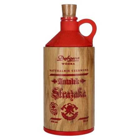 🌾Debowa Wódka Antalek Strazaka Feuerwehrfass Rot 40% Vol. 0,7l | Whisky Ambassador