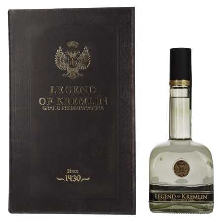 Legend of Kremlin Premium Russian Vodka BLACK BOOK 40% Vol. 0,7l in Geschenkbox