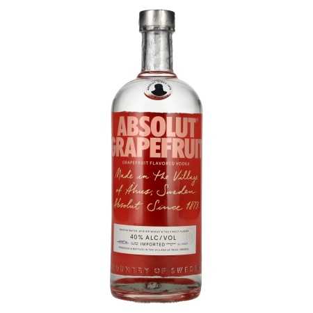 Absolut GRAPEFRUIT Flavored Vodka 40% Vol. 1l | Schwedischer Vodka | 🌾 Whisky Ambassador | Online Shop