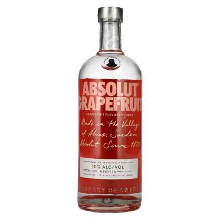 🌾Absolut GRAPEFRUIT Flavored Vodka 40% Vol. 1l | Whisky Ambassador