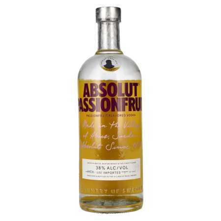 Absolut PASSIONFRUIT Flavored Vodka 38% Vol. 1l